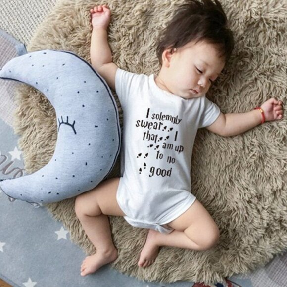 Girl girls boy boys baby toddler Harry Potter onesie white magic wizard new - Picture 1 of 5